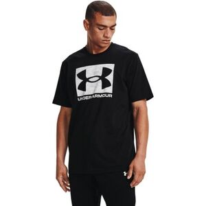Férfi rövid ujjú póló UNDER ARMOUR UA ABC CAMO BOXED LOGO SS-BLK kép