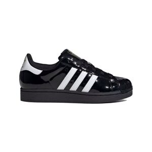 Női utcai cipők ADIDAS ORIGINALS Superstar II W core black cloud white gold metallic kép