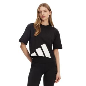 Női rövid ujjú póló ADIDAS W BL SJ BF T BLACK WHITE kép