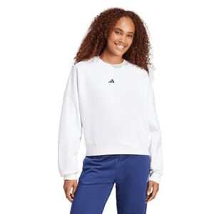 Női bélelt kapucnis pulóver ADIDAS W SL FC SWT WHITE BLACK kép