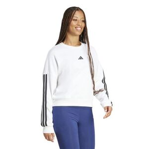 Női kapucnis pulóver ADIDAS W 3S FT SWT WHITE BLACK kép