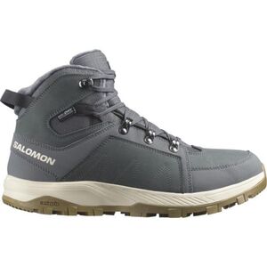 Férfi bokacsizmák télen SALOMON Outchill TS WP M turbulence rainy day dark navy kép