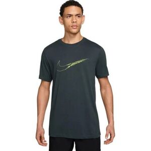 Férfi rövid ujjú póló NIKE M NK DF TEE HBR SEAWEED LT LEMON TWIST kép