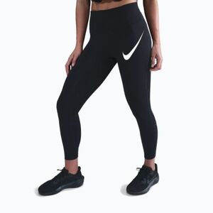 Női kompressziós leggings NIKE W NK DF TEMPO HR 7 8 TGT SWHBR BLACK REFLECTIVE SILV WHITE kép
