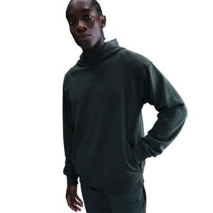 Férfi kapucnis edzőpulóver NIKE PRO M NP DF NPT MIDLAYER HOODIE SEAWEED BLACK kép