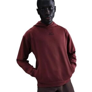 Férfi kapucnis edzőpulóver NIKE PRO M NP DF NPT MIDLAYER HOODIE DARK TEAM RED BLACK kép