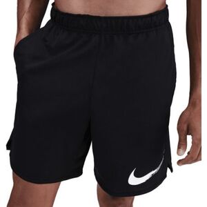 Férfi melegítőnadrág rövidnadrág NIKE M NK DF TOTALITY KNIT 7IN UL G BLACK WHITE kép