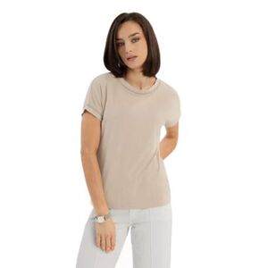 Női rövid ujjú póló VOLCANO TM-EVENLY-BEIGE kép