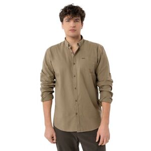 Férfi hosszú ujjú ing VOLCANO K-VINCES-BEIGE kép
