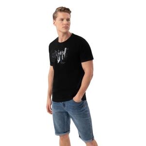 Férfi rövid ujjú póló VOLCANO T-TURF-BLACK kép