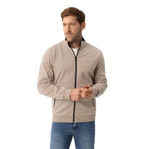 Férfi zipzáras pulóver VOLCANO B-MONTERO-BEIGE kép