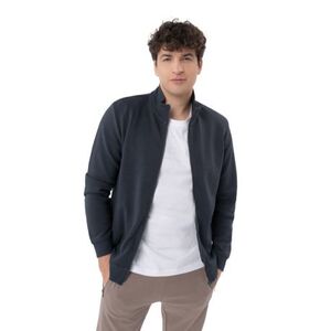 Férfi zipzáras pulóver VOLCANO B-STRIPE-NAVY kép