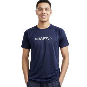 Férfi rövid ujjú edzőpóló CRAFT CORE ESSENCE LOGO TEE M kép