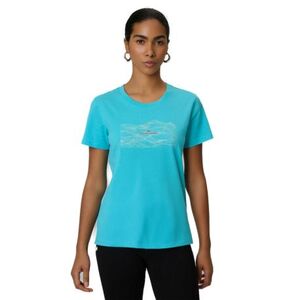 Női rövid ujjú túrázó póló 4F TSHIRT F2785-48S-AQUA kép