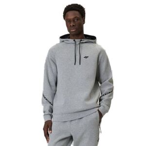 Férfi kapucnis pulóver 4F SWEATSHIRT M2238-27M-COLD LIGHT GREY MELANGE kép