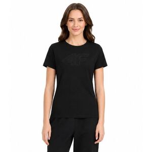Női rövid ujjú póló 4F TSHIRT F3309-20S-DEEP BLACK kép