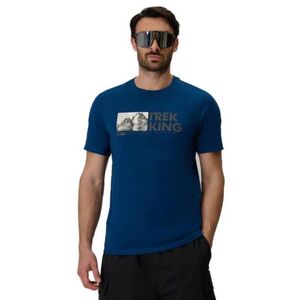 Férfi rövid ujjú póló 4F TSHIRT M3321-46S-TEAL kép