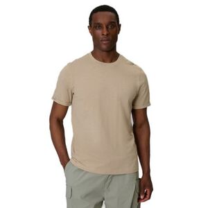 Férfi rövid ujjú póló 4F TSHIRT M3322-83S-BEIGE kép