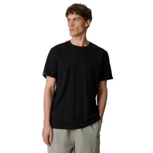 Férfi rövid ujjú póló 4F TSHIRT M3322-20S-DEEP BLACK kép