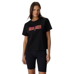 Női rövid ujjú póló 4F TSHIRT F2720-20S-DEEP BLACK kép