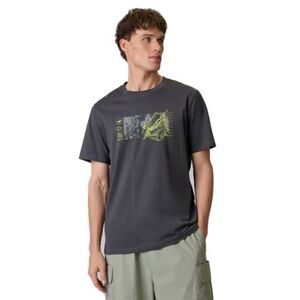 Férfi rövid ujjú póló 4F TSHIRT M2823-22S-ANTHRACITE kép