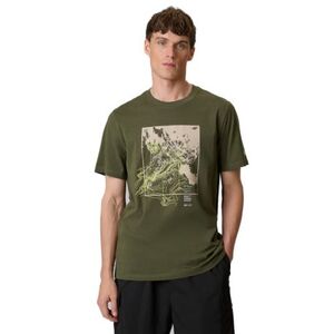Férfi rövid ujjú póló 4F TSHIRT M2825-43S-KHAKI kép