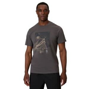 Férfi rövid ujjú póló 4F TSHIRT M2825-24S-MIDDLE GREY kép