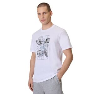 Férfi rövid ujjú póló 4F TSHIRT M2664-10S-WHITE kép