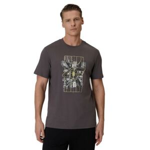 Férfi rövid ujjú póló 4F TSHIRT M2664-24S-MIDDLE GREY kép