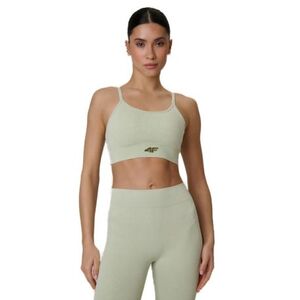 Női edzősport melltartó 4F SPORT BRA F203-42A LIGHT GREEN ALLOVER kép