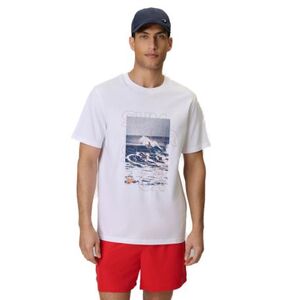 Férfi rövid ujjú póló 4F TSHIRT M2783-10S-WHITE kép