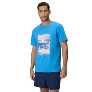 Férfi rövid ujjú póló 4F TSHIRT M2783-33S-BLUE kép