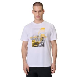 Férfi rövid ujjú póló 4F TSHIRT M2660-10S-WHITE kép
