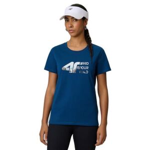 Női rövid ujjú túrázó póló 4F TSHIRT F2775-46S-TEAL kép