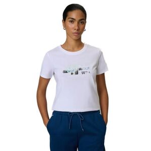 Női rövid ujjú túrázó póló 4F TSHIRT F2775-10S-WHITE kép