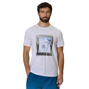 Férfi rövid ujjú póló 4F TSHIRT M3034-10S-WHITE kép