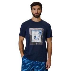 Férfi rövid ujjú póló 4F TSHIRT M3034-31S-NAVY kép