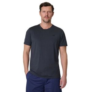 Férfi rövid ujjú edzőpóló 4F TSHIRT FNK M2140-21M-BLACK MELANGE kép