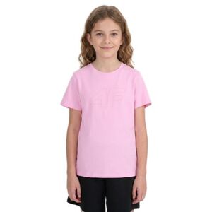Lány póló rövid ujjú 4F JUNIOR TSHIRT F3004-56S-LIGHT PINK kép