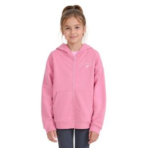 Lány kapucnis pulóver cipzárral 4F JUNIOR SWEATSHIRT F2271-54S-PINK kép