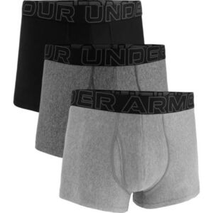 Férfi boxeralsók UNDER ARMOUR 3 PACK-UA PERFORMANCE TECH - SOLID 3 inch-GRY kép
