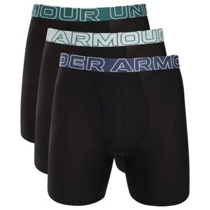 Férfi boxeralsók UNDER ARMOUR 3 PACK-UA PERFORMANCE TECH MESH - SOLID 6 inch-BLK kép