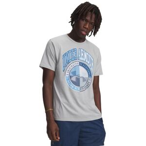 Férfi rövid ujjú póló UNDER ARMOUR UA M VARSITY CREST SS-GRY kép