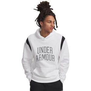 Férfi melegített kapucnis pulóver UNDER ARMOUR UA Rival Fleece Nov Hoodie-WHT kép