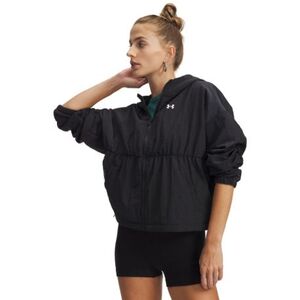 Női edződzseki UNDER ARMOUR Rival Woven Bungee FZ-BLK kép