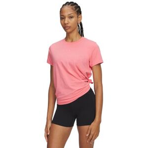 Női rövid ujjú póló UNDER ARMOUR UA Rival Core SS-PNK kép