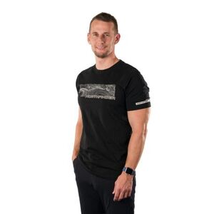 Férfi rövid ujjú túrázó póló NORTHFINDER AMAD-269black kép