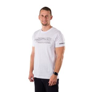 Férfi rövid ujjú túrázó póló NORTHFINDER AMAD-377white kép