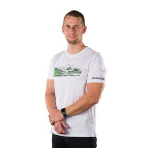 Férfi rövid ujjú túrázó póló NORTHFINDER BARTO-377white kép