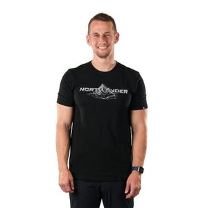Férfi rövid ujjú túrázó póló NORTHFINDER FID-301darkgrey kép